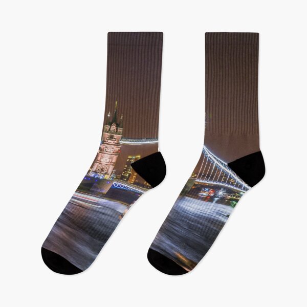 Item preview, Tower bridge over river in the city of London designed and sold by RezieMart.