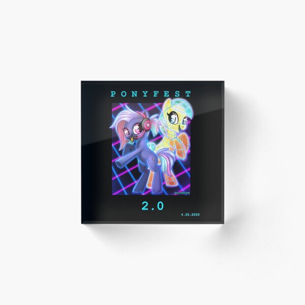 Ponyfest 2.0 Acrylic Block