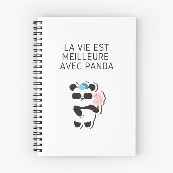 Item preview, The life is better with Panda in French designed and sold by EnlightParis.