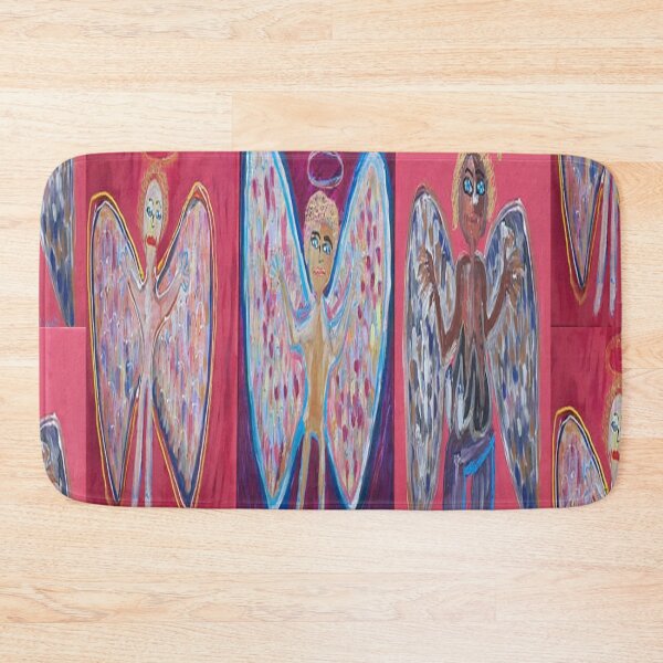 Item preview, my 3 medium size white, arabic and black angels designed and sold by ThereseLyssia.
