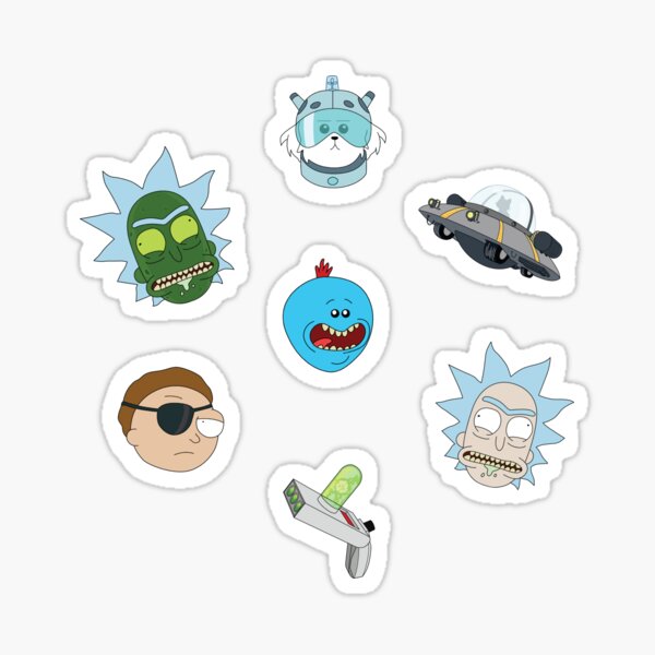 Ricky and Morty so I can Sticker