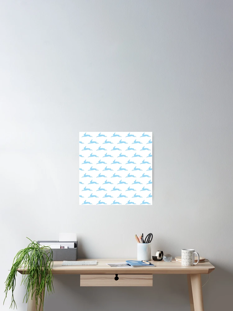 Thumbnail 2 of 3, Poster, Blue Rabbit designed and sold by InterestingImag.