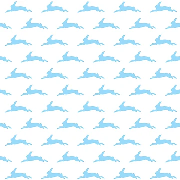 Artwork thumbnail, Blue Rabbit by InterestingImag