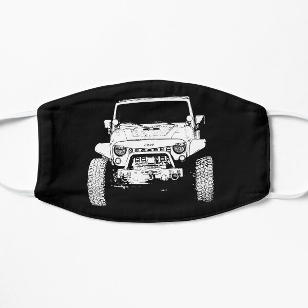 Jeep Stamp White Flat Mask