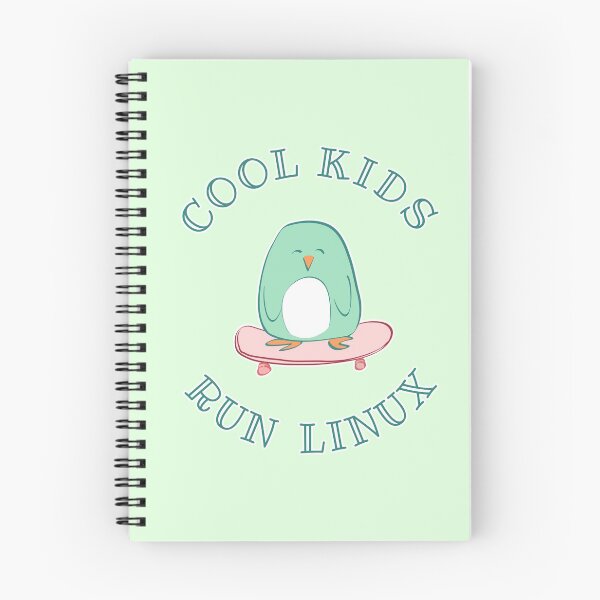 Item preview, Cool Kids Run Linux (green) designed and sold by MaijaR.