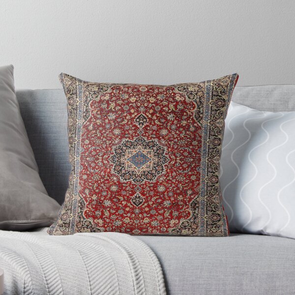 Vintage Oriental Traditional Moroccan & Turkish Style Artwork Throw Pillow