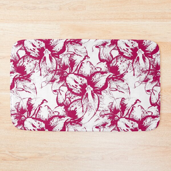 Item preview, Pattern with flowers of amaryllis designed and sold by Shoshina.
