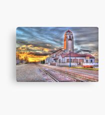 Sunset Depot - Graphic Novel Canvas Print