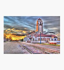 Sunset Depot - Graphic Novel Photographic Print