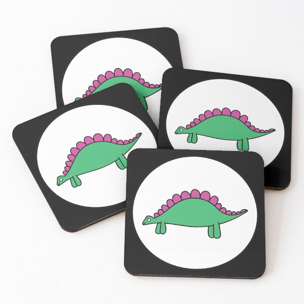 Item preview, green / pink children's stegosaurus dinosaur designed and sold by Catcrea.