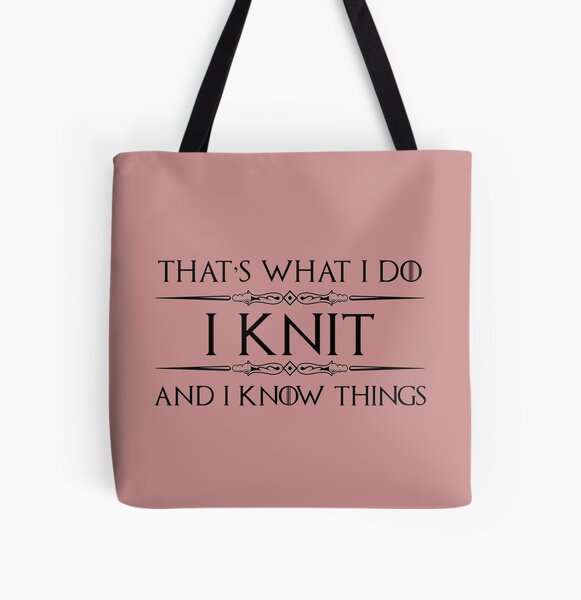 Knitting Gifts for Knitters - A Day Without Knitting Funny Gag