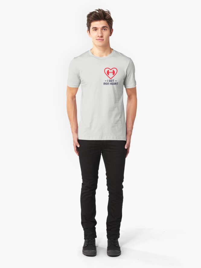 "IRON HEART" Tshirt by steplou Redbubble