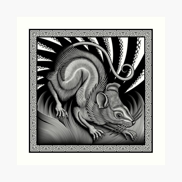 Year of the Rat Art Print