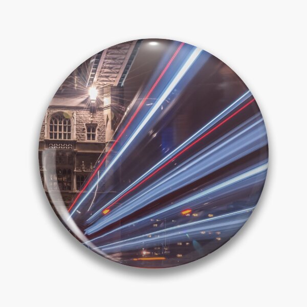 Item preview, Light trails along Tower Bridge London designed and sold by RezieMart.
