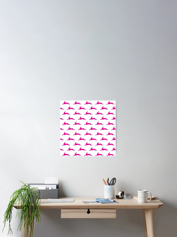 Thumbnail 2 of 3, Poster, Pink Rabbit designed and sold by InterestingImag.