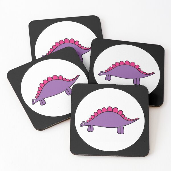 Item preview, stegosaurus dinosaur for children purple / pink designed and sold by Catcrea.