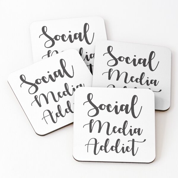 Item preview, Social Media Addict designed and sold by DirtyAngelFace Shop.