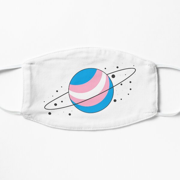 Trans Pride Planet Mask