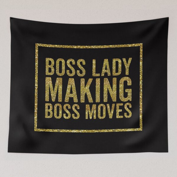 Item preview, Boss Lady Making Boss Moves, Quote designed and sold by DirtyAngelFace Shop.