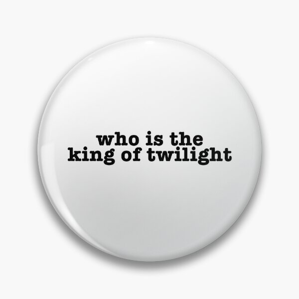 Item preview, who is the king of twilight Popular Meme Speech  designed and sold by mekx.
