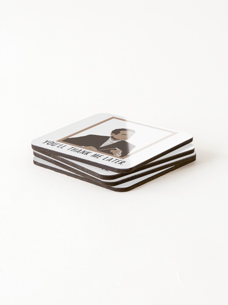 Alternate view of Monk Coasters (Set of 4)
