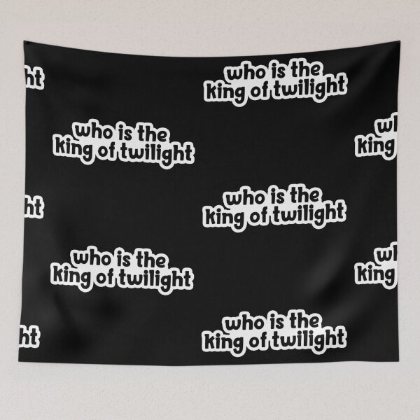 Item preview, who is the king of twilight Popular Meme Speech  designed and sold by mekx.