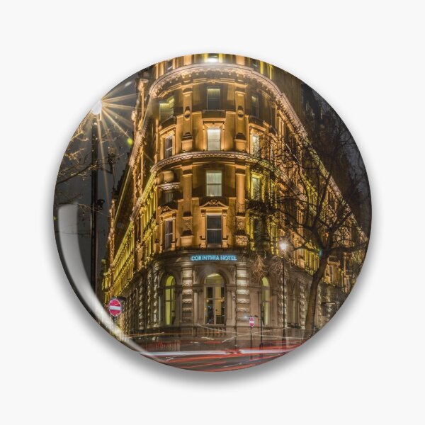 Item preview, Light trails on city street of central London designed and sold by RezieMart.