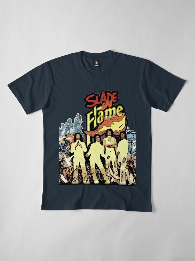 Alternate view of Slade in Flame film poster illustration Premium T-Shirt