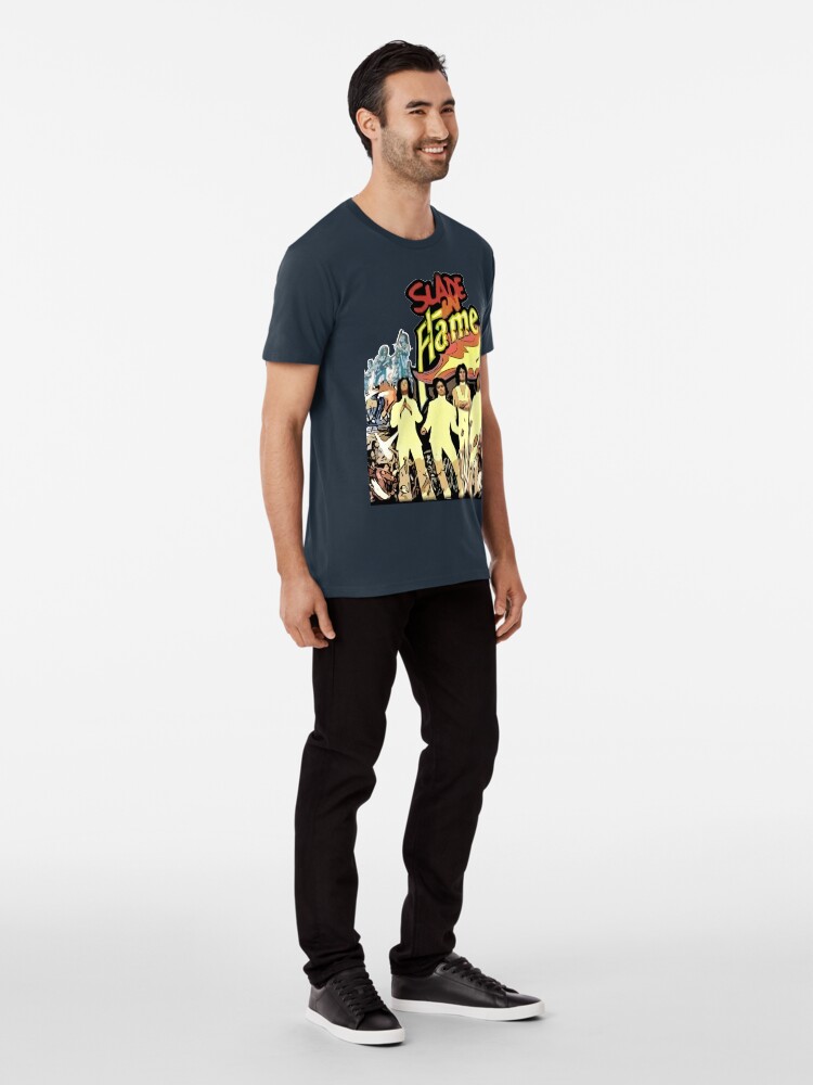 Alternate view of Slade in Flame film poster illustration Premium T-Shirt