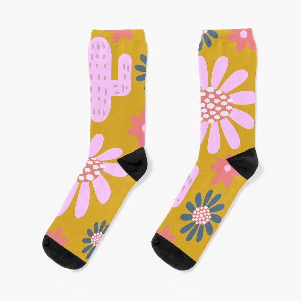 Nursery cactus decor Socks