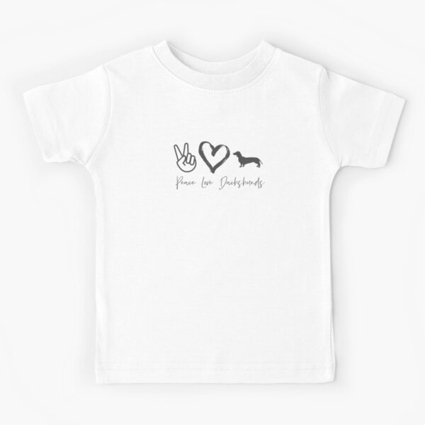 I Love Daschund Dog Toddler Girls T Shirt Kids Cotton Short Sleeve Ruffle Tee I Love Daschund Dog Toddler Girls T Shirt Kids Cotton Short Sleeve Ruffle Tee