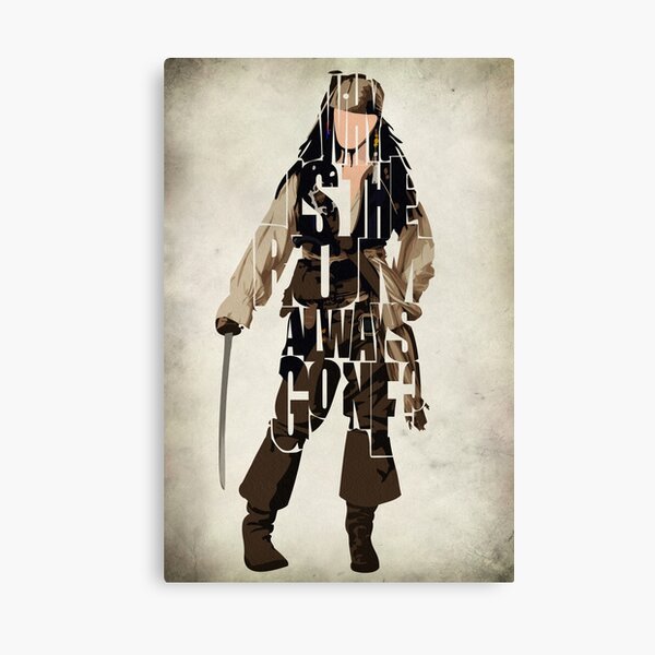 Captain Jack Sparrow Canvas Print