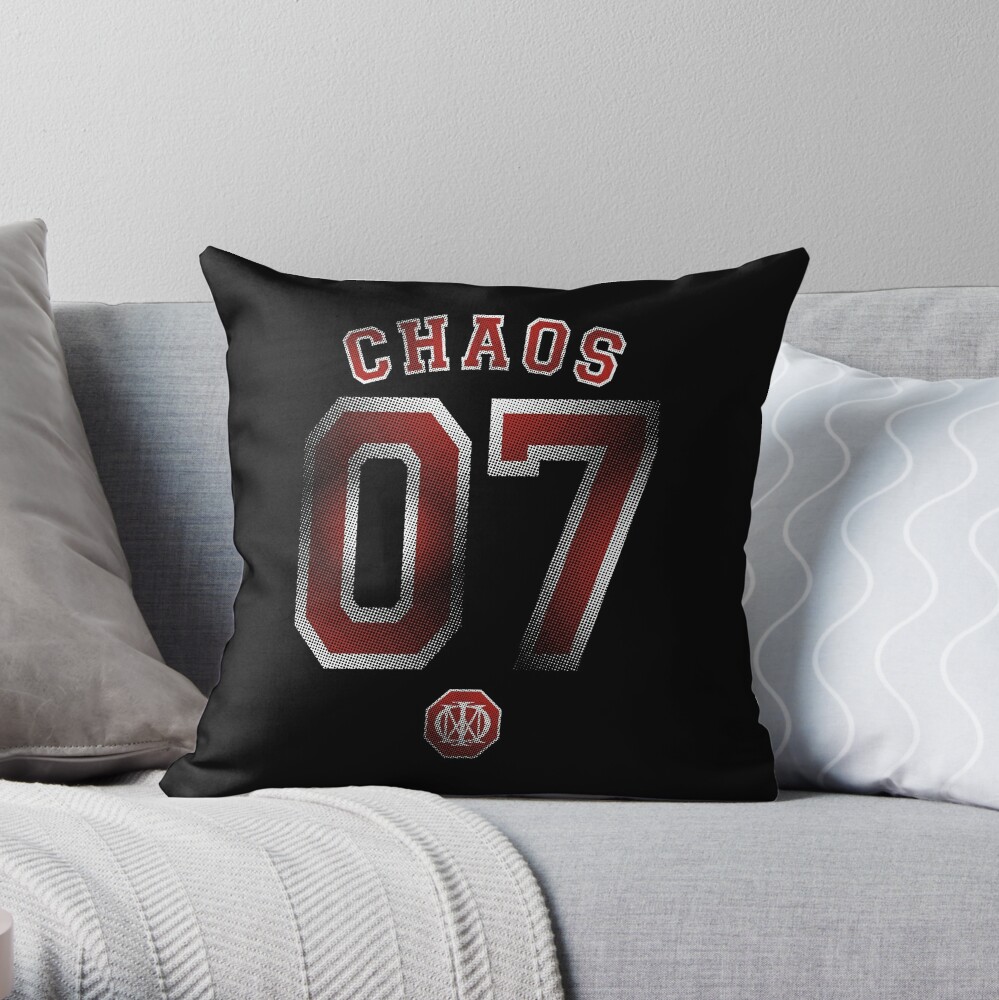 Professional Design Systematic Chaos 2007 Red Design Dream Theater Throw Pillow by Lasher TP-QX540C4U