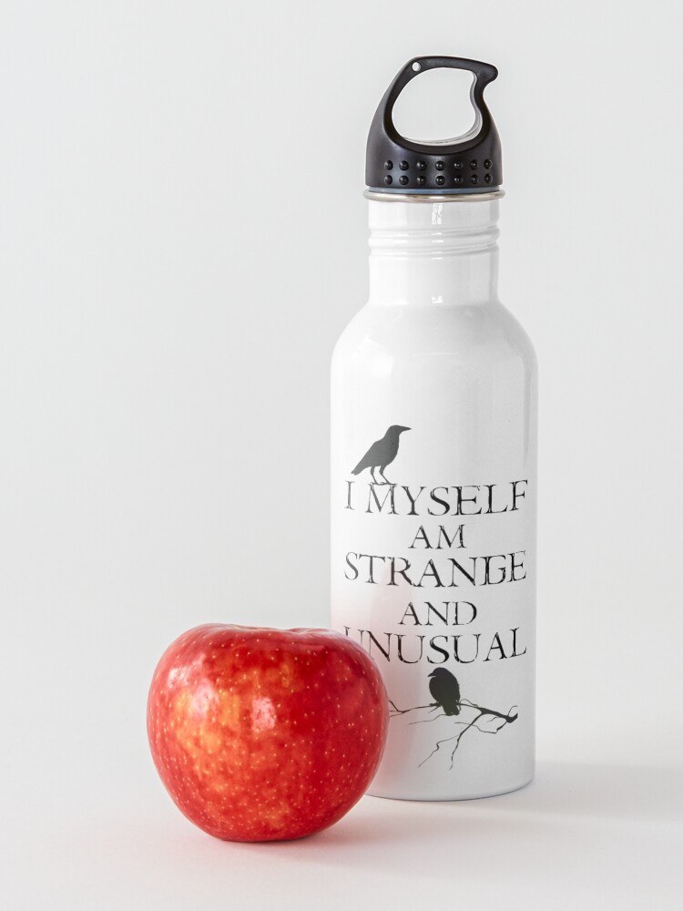 Alternate view of I Myself Am Strange & Unusual Water Bottle
