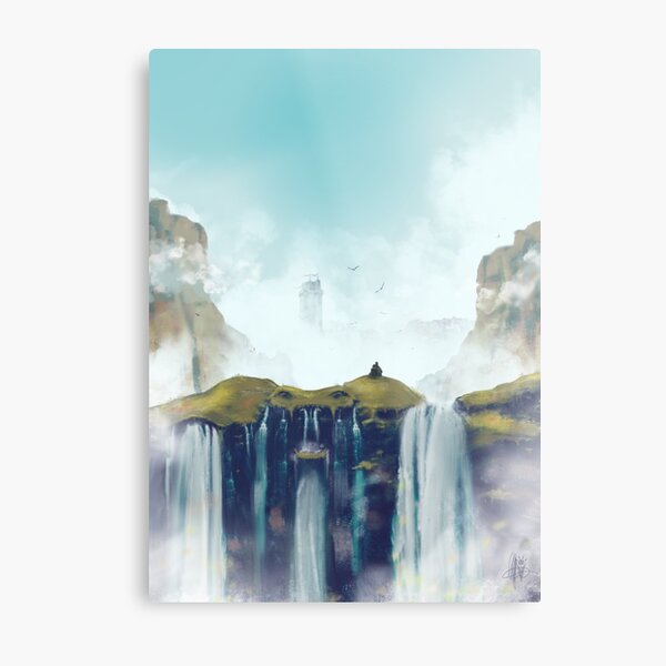 To the edge of the world Metal Print