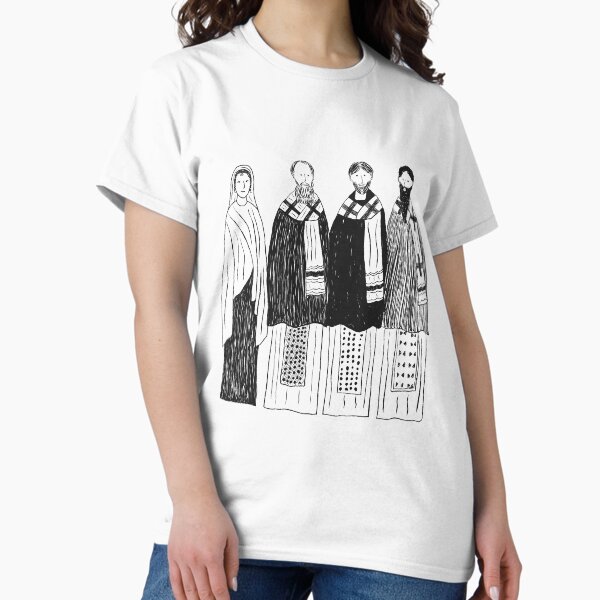 The Four Cappadocians (Basil, Gregory, Gregory, Macrina) Classic T-Shirt