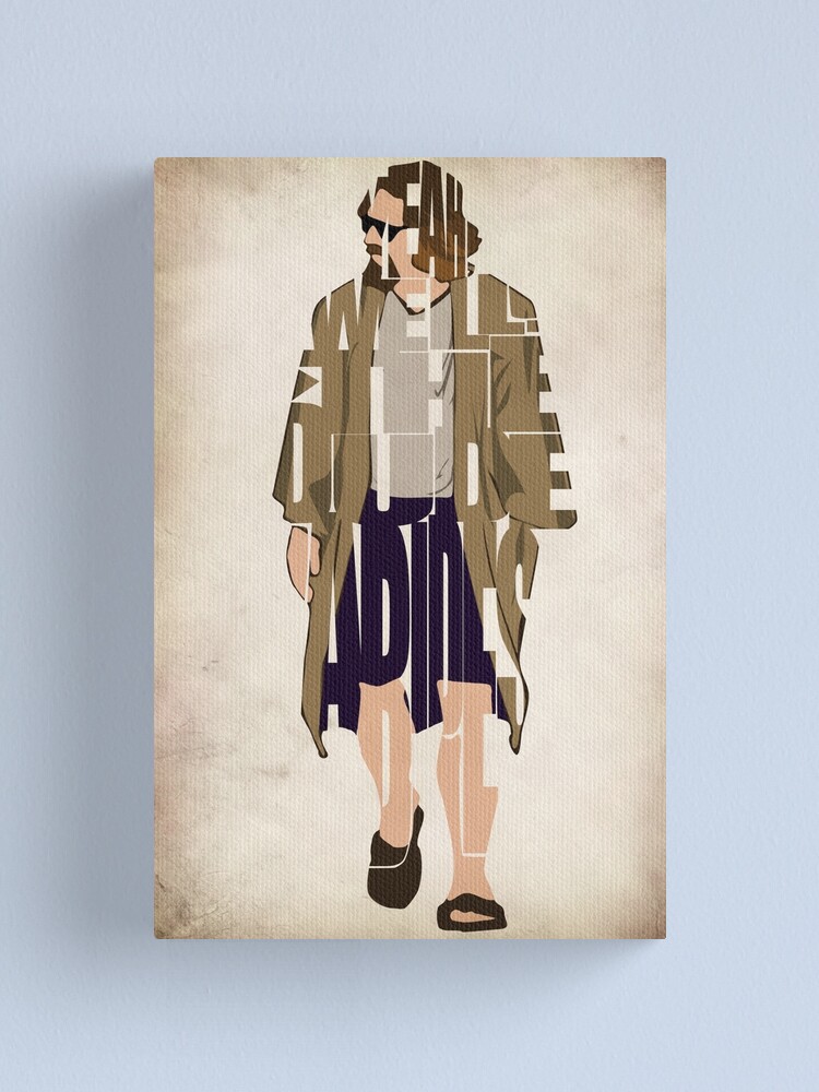 Alternate view of The Big Lebowski Canvas Print
