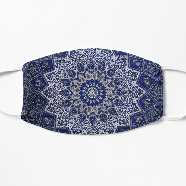 Andalusia Blue Alhambra Traditional Moroccan Artwork Mask