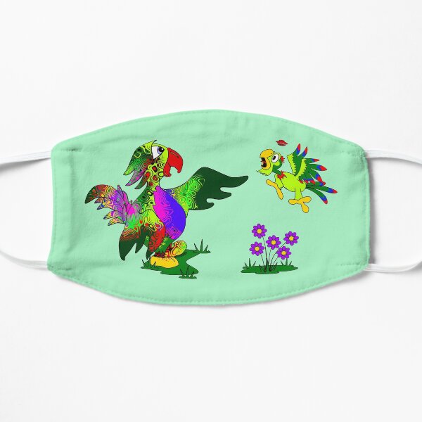 Flaming bird Mask