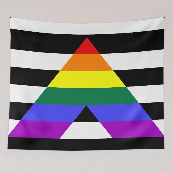 Item preview, Straight Ally flag designed and sold by ValentinaHramov.