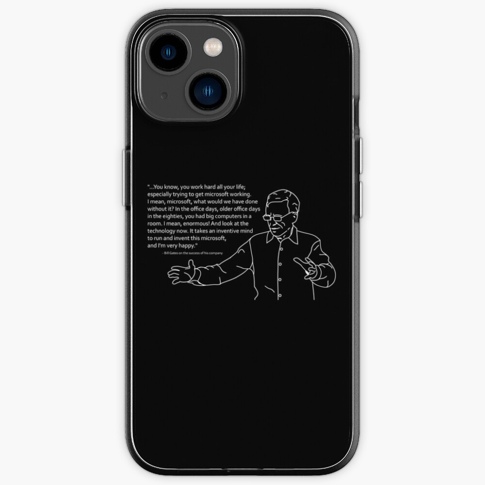 "Nathan For You Bill Gates Quote" iPhone Case for Sale by ImpulSee