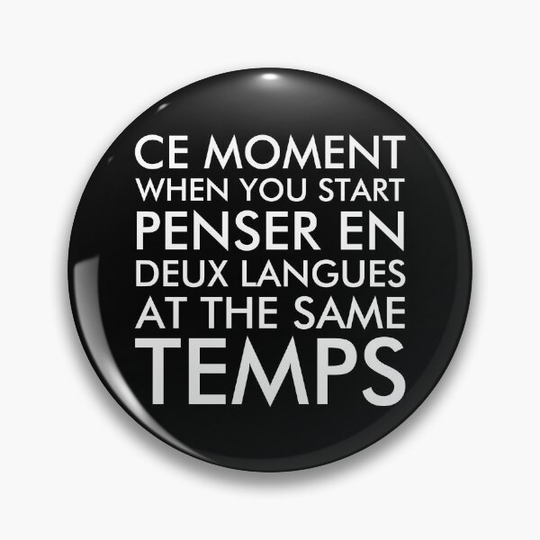 Item preview, Thinking in French and English Dark designed and sold by ironydesigns.