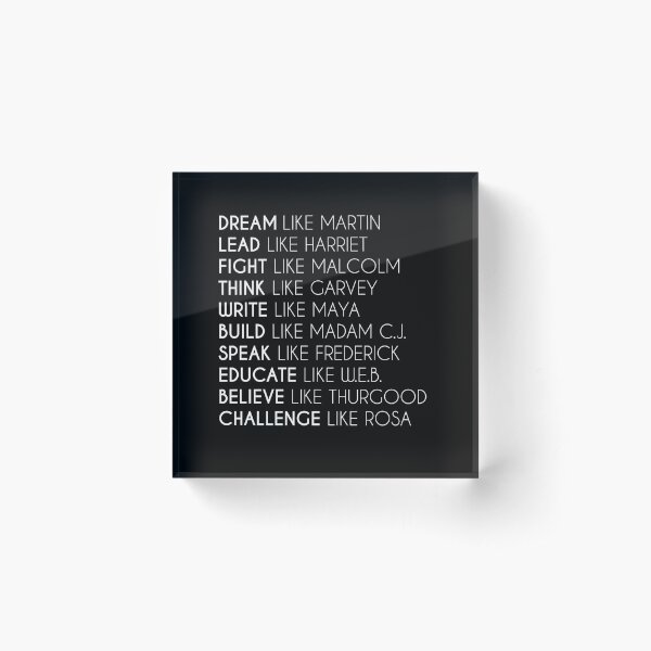 Dream Like Martin Acrylic Block