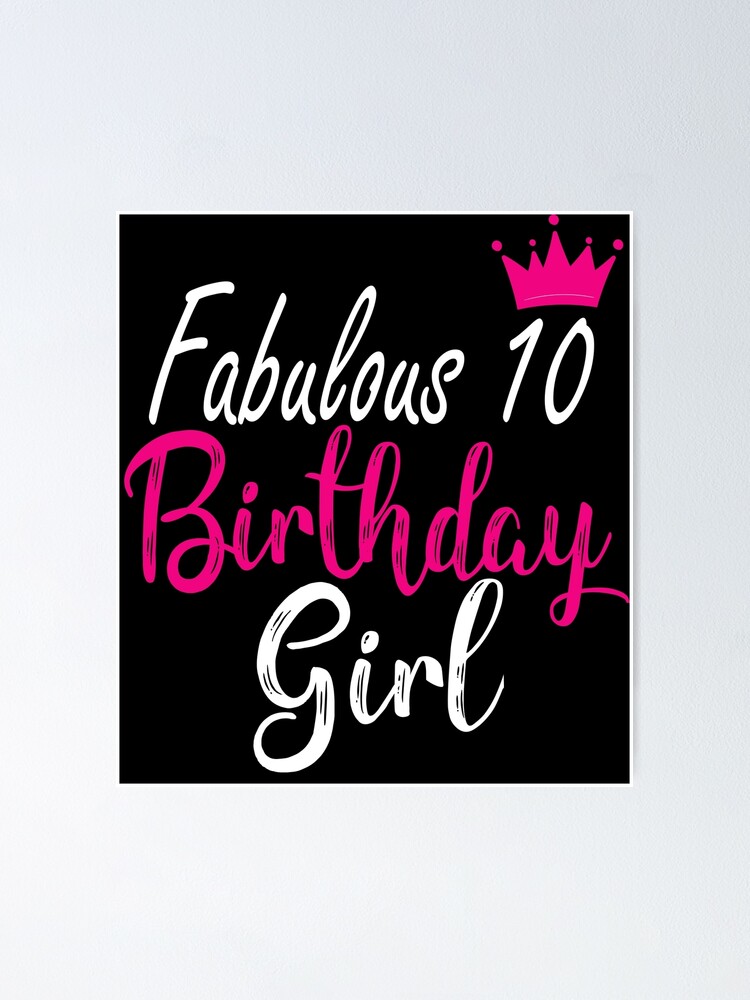 10 girl birthday, 10 year old birthday, 10th birthday gift for