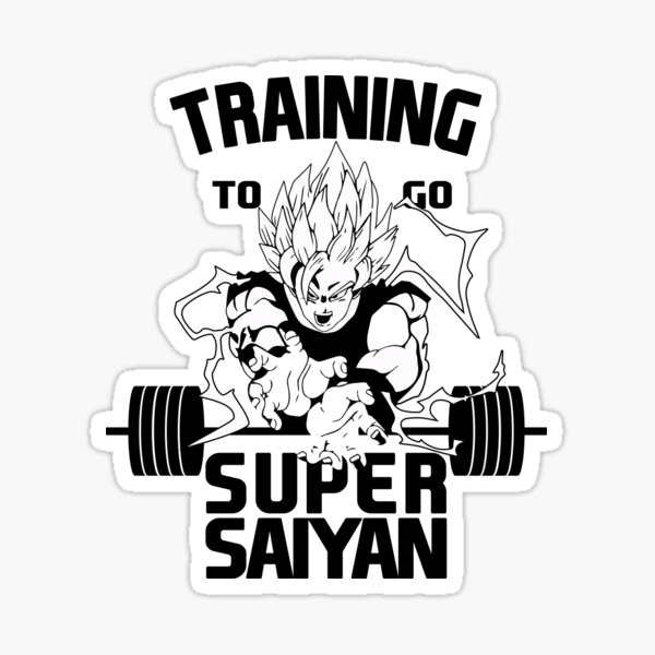 Item preview, Training to go Super Saiyan designed and sold by Anime & Art.
