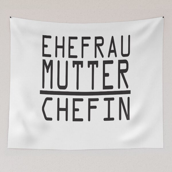 Item preview, EHEFRAU MUTTER CHEFIN muttetag 2020 muttertagsgeschenk designed and sold by alaechamlal.