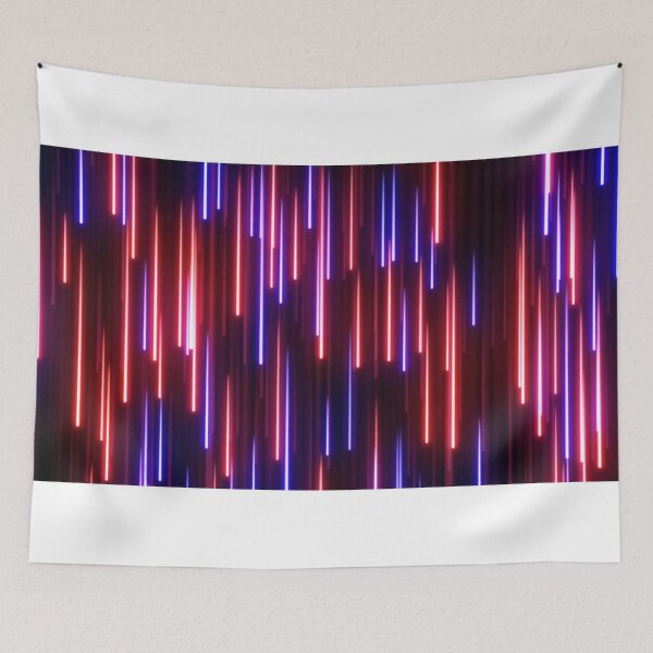 Item preview, Falling Glowing Red Blue Neon Streak Cascading Rain Line Particles designed and sold by IncrediVFX.