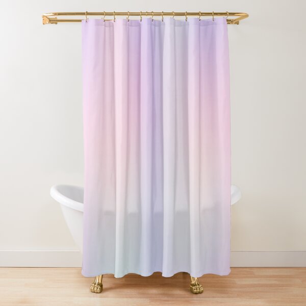 Pastel Gradient Rainbow Shower Curtain For Sale By Trajeado14 Redbubble