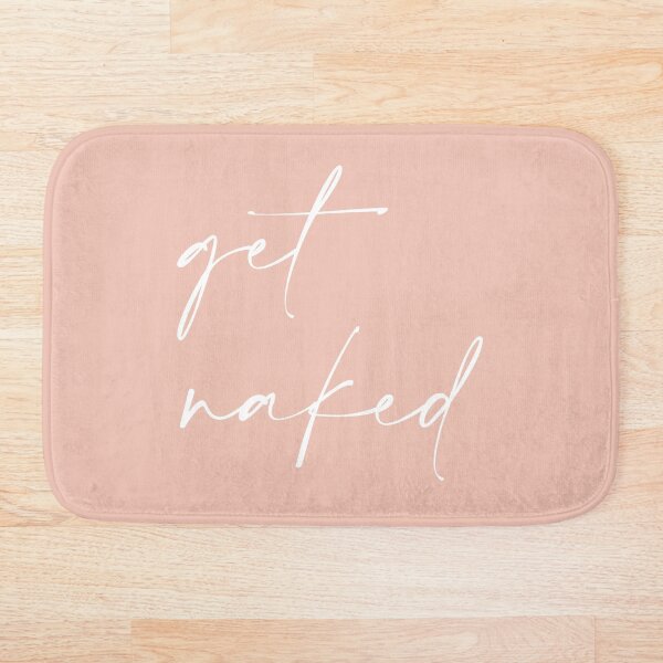 get naked Bath Mat