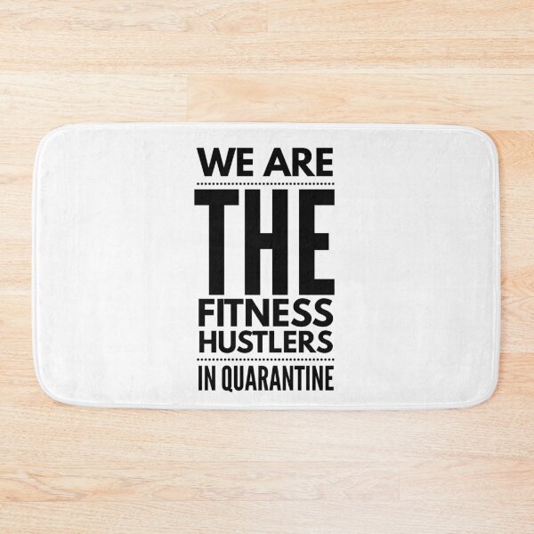 Item preview, WE ARE THE FITNESS HUSTLERS IN QUARANTINE - corona design designed and sold by junaid ali.